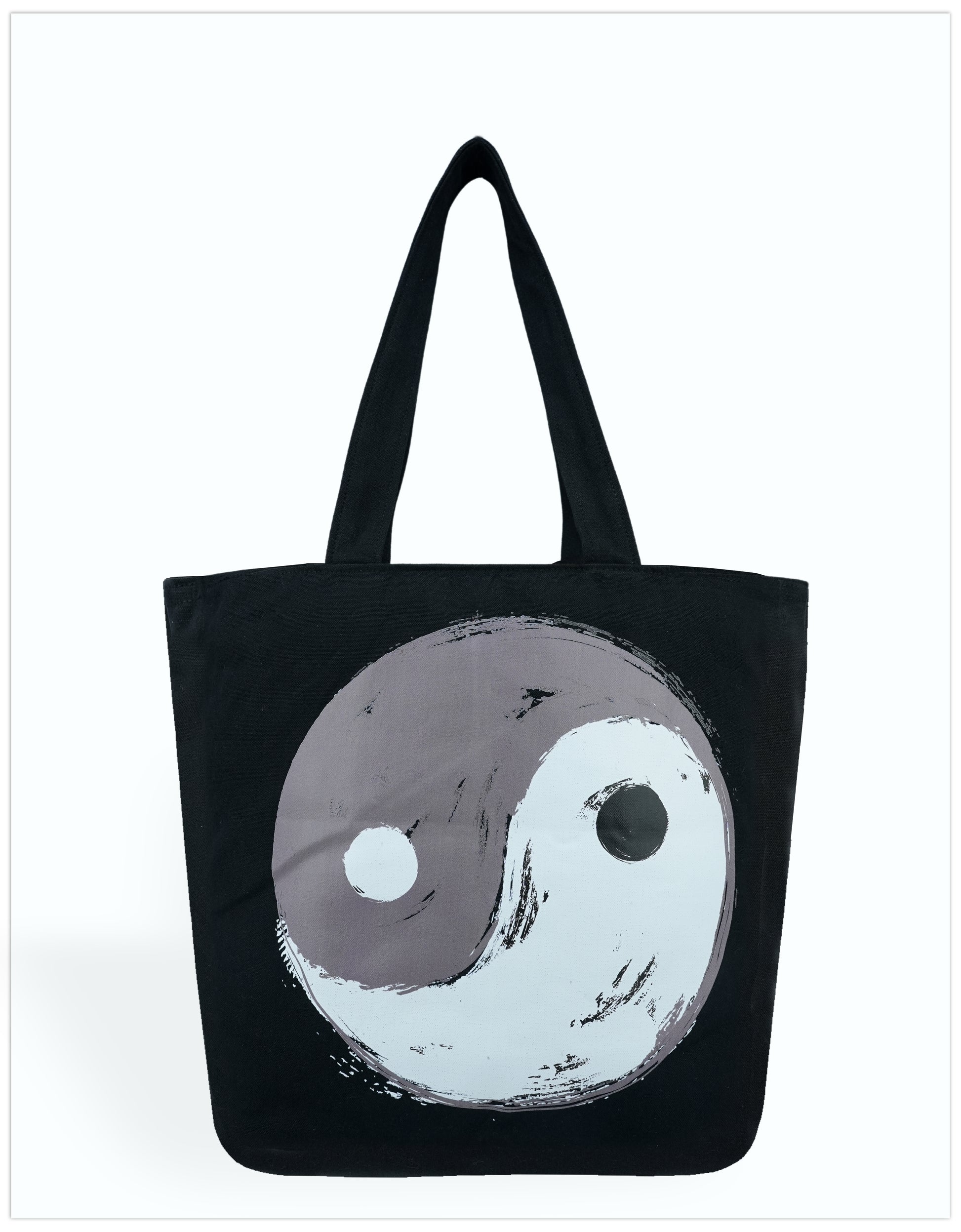 Yin Yang Canvas Tote Bags
