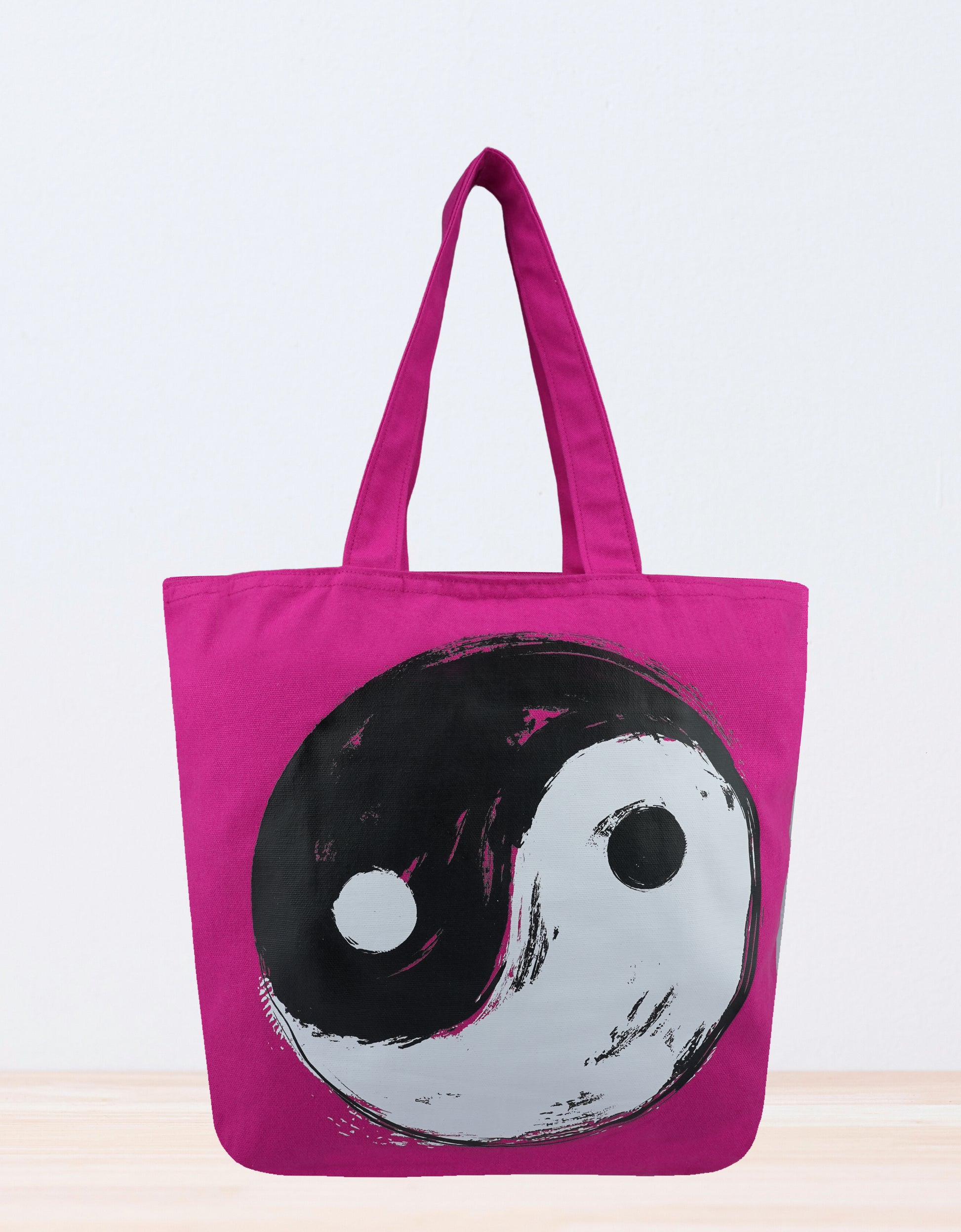 Yin Yang Canvas Tote Bags