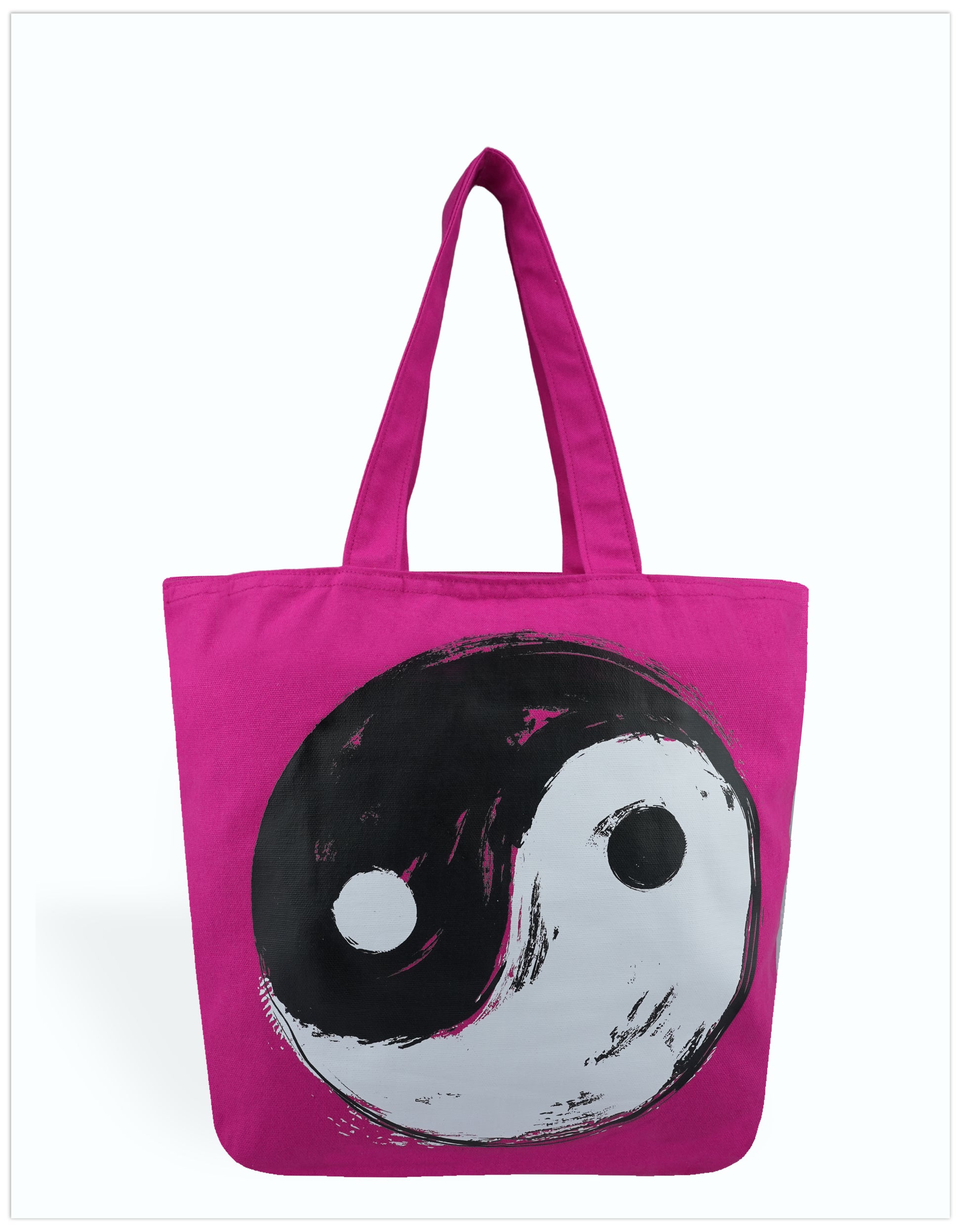 Yin Yang Canvas Tote Bags