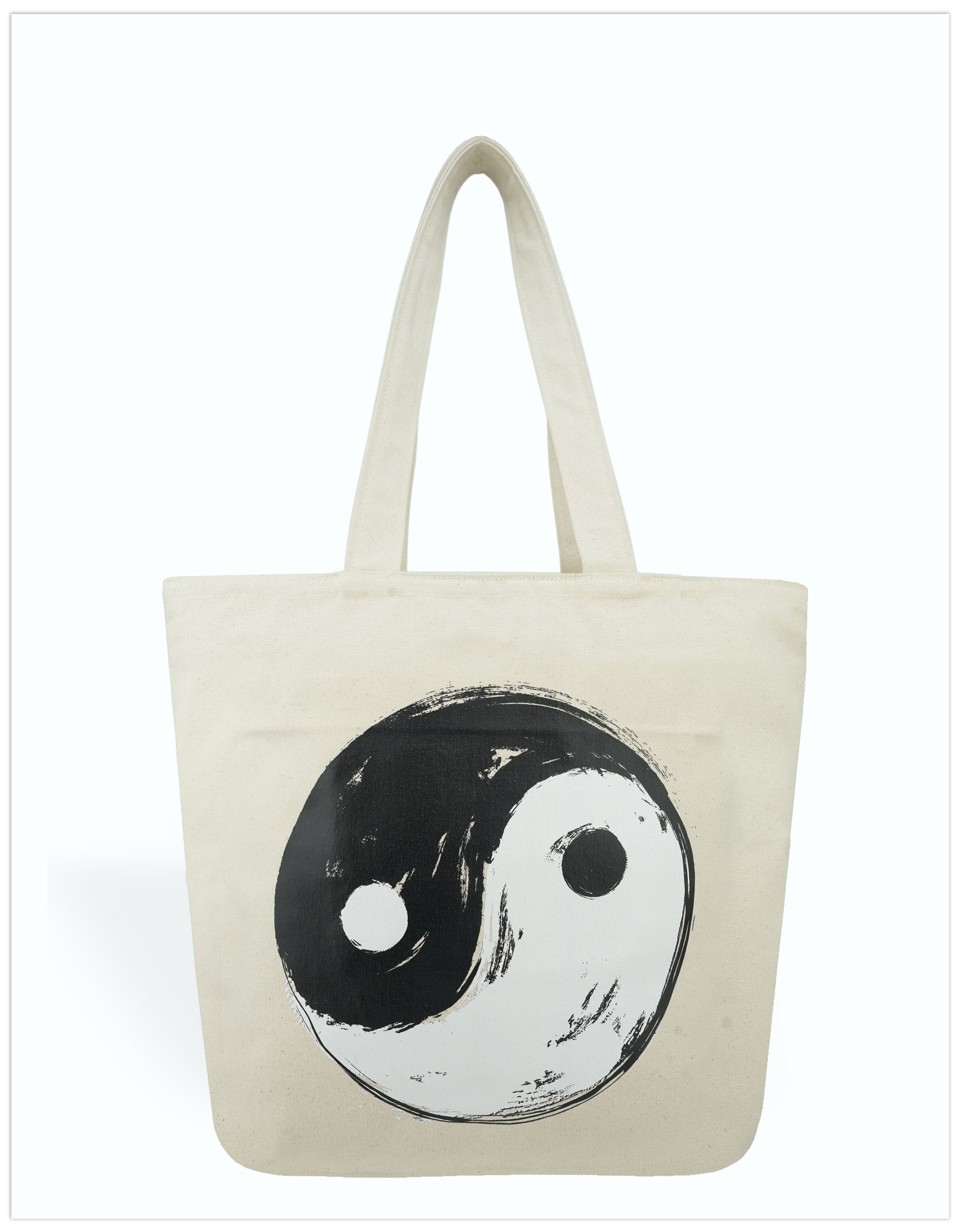 Yin Yang Canvas Tote Bags
