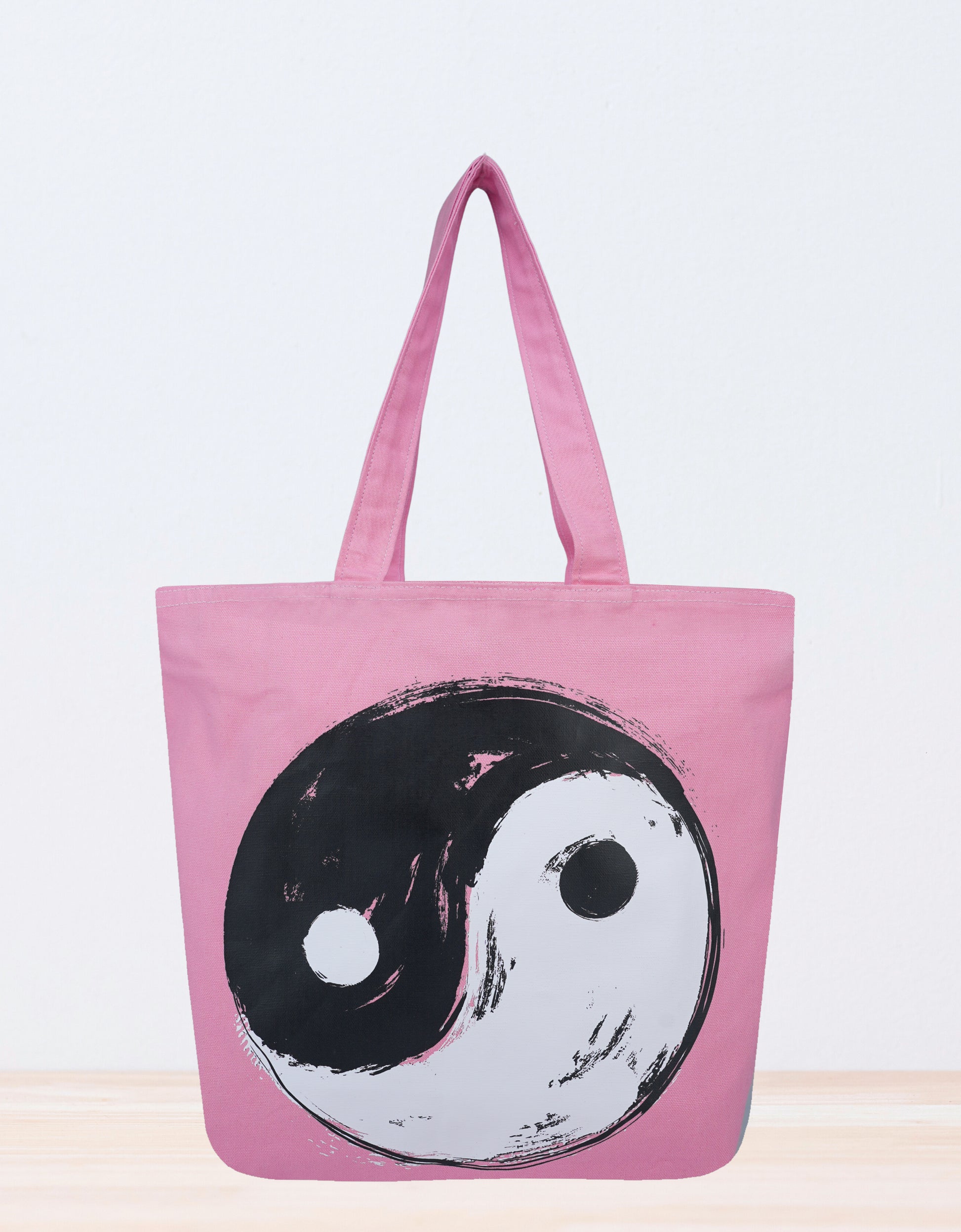 Yin Yang Canvas Tote Bags