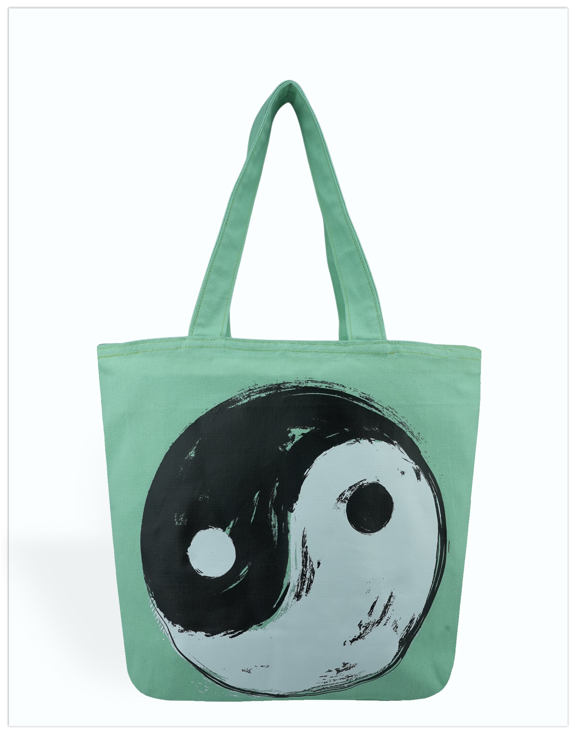 Yin Yang Canvas Tote Bags